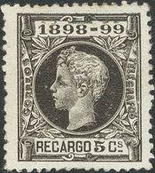 *240. 1898. 5 Cts Negro. Excelente Centraje. MAGNIFICO. - Autres & Non Classés