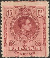 **270. 1909. 15 Cts Carmín. PRUEBA DE COLOR (Nº000,000). MAGNIFICO Y RARISIMO. - Sonstige & Ohne Zuordnung