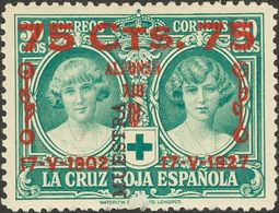 *373/86M, 387Ma. 1927. Serie Completa (el 75 Cts Sobre 30 Cts Leve Defecto). Sobrecarga MUESTRA, En Mayúsculas Y En Negr - Other & Unclassified