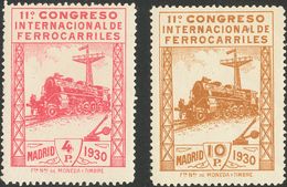 **471/82N. 1930. Serie Completa, Doce Valores (el 30 Cts Manchitas Sin Importancia, Ni Siquiera Se Menciona En El Certif - Other & Unclassified