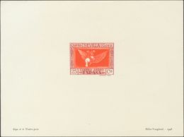 (*)522P. 1930. 25 Cts Carmín Y Rojo. PRUEBA DE ARTISTA PRIVADA, Realizada Por El Impresor Francés Helio Vaugirard En 194 - Other & Unclassified