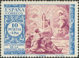 **901/02ccN. 1940. 4 Pts Verde Y Violeta Y 10 Pts Violeta Y Azul. Variedad CAMBIOS DE COLOR Y Nº000.000. MAGNIFICOS. Edi - Otros & Sin Clasificación