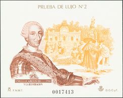 **17P. 1988. Prueba De Lujo. CARLOS III. MAGNIFICA. Edifil 2018: 63 Euros - Otros & Sin Clasificación