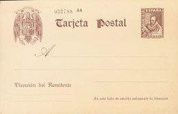 (*)EP83. 1938. 20 Cts Castaño Sobre Tarjeta Entero Postal. MAGNIFICA. Edifil 2018: 112 Euros - Altri & Non Classificati