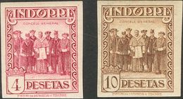 *15/27s. 1929. Serie Completa, A Falta Del 5 Cts Y 10 Cts. SIN DENTAR. MAGNIFICA Y RARA. Edifil 2013: 1.220 Euros - Altri & Non Classificati