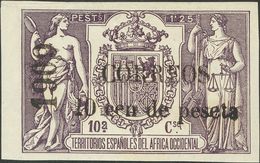 *50Jn. 1909. 10 Cts Sobre 1'25 Pts Violeta. Variedad SIN NUMERACION. MAGNIFICO. Edifil 2013: 97 Euros - Other & Unclassified