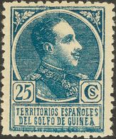 **NE10A. 1919. 25 Cts Azul NO EMITIDO. Excelente Centraje. MAGNIFICO. - Other & Unclassified