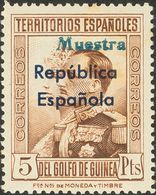 *230/43M. 1932. Serie Completa (manchitas Del Tiempo). MUESTRA Y NºA000.000. BONITA Y MUY RARA. Edifil 2018: 500 Euros - Otros & Sin Clasificación