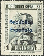 **/*230/41hcc. 1932. Serie Completa, Siete Valores (conservación Habitual). Variedad CAMBIO DE COLOR EN LA SOBRECARGA, E - Other & Unclassified