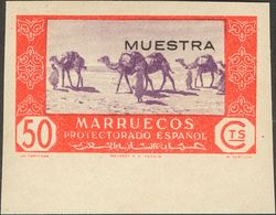**285s. 1948. 50 Cts Rojo Y Lila, Borde De Hoja. MUESTRA Y SIN DENTAR. MAGNIFICO. - Other & Unclassified