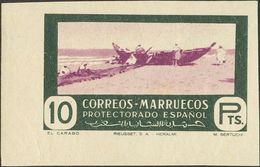 **330/35s. 1951. Serie Completa, Esquina De Pliego. SIN DENTAR. MAGNIFICA. Edifil 2018: 130 Euros - Other & Unclassified