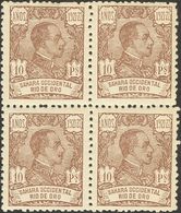 **130/42(4). 1921. Serie Completa, Bloque De Cuatro. Excelentes Centrajes. MAGNIFICO. Edifil 2013: 432 Euros - Otros & Sin Clasificación