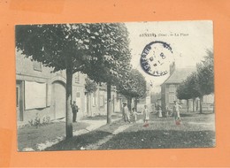 CPA   - Auneuil  - (Oise) - La Place - Auneuil