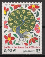 France - 2003 - N°Yv. 3630 - Joaillerie Indienne - Neuf Luxe ** / MNH / Postfrisch - Peacocks