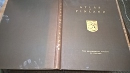 SUOMEN KARTASTO 1925 (ATLAS Of FINLAND - ATLAS OVER FINLAND) - The GEOGRAPHICAL SOCIETY Of FINLAND - 160PGS (8+38X4) - - Langues Scandinaves