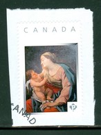 La Vierge Et L'Enfant. - Timbre-photo Usagé / Used Picture Stamp - Timbre Personnalisé / Personalized Stamp (4232-M) - Other & Unclassified