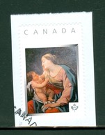 La Vierge Et L'Enfant. - Timbre-photo Usagé / Used Picture Stamp - Timbre Personnalisé / Personalized Stamp (4232-P) - Other & Unclassified