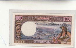 New Hebrides FR. 1975 Note 100 Francs Unc. Pick 18c - Sin Clasificación