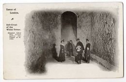 U.K -- LONDON --Tower Of London--Sub-Crypt Of The White Tower ( Animée  )........  à Saisir - Tower Of London