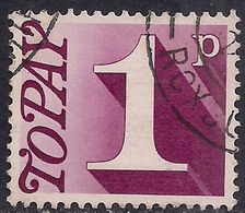 GB 1970 - 75 QE2 1p Postage Due Reddish Purple Used SG D78 ( E1326 ) - Tasse