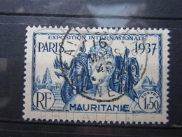 VEND BEAU TIMBRE DE MAURITANIE N° 71 , OBLITERATION " SAINT-LOUIS - SENEGAL " !!! - Used Stamps