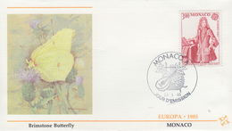 Enveloppe  FDC  1er  Jour   MONACO   EUROPA    1985 - 1985