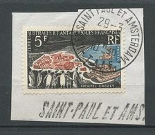 TAAF N° 20  Oblitéré Used Superbe C 50 € Archipel Crozet Faune Oiseaux Manchots Bateaux Boats Animaux - Used Stamps