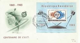 RWANDA SOBRE CENTENARIO DEL UIT - 1962-1969