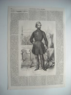 GRAVURE 1854. LE SULTAN ABDUL-MEDJID. - Estampes & Gravures