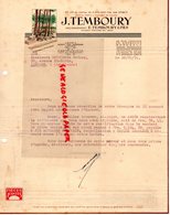 40- MONT DE MARSAN-47- CASTELJALOUX-33-BORDEAUX- RARE LETTRE J. TEMBOURY 1939 SCIERIE FORET - Artigianato