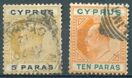 Chypre - 1904/1908 - Yt 44 Et 45 - Oblitérés - Zypern (...-1960)