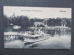 AK BERLIN WANNSEE Schiff Ca.1920 /// D*37813 - Wannsee