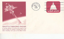 1984 USA Space Shuttle Challenger STS-41-G Commemorative Cover - America Del Nord