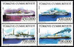 TURKEY 2002, TRANSPORT, MERCHANT SHIPS, COMPLETE MNH SERIES (MiNo 3323/26) In GOOD QUALITY, *** - Neufs