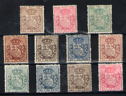 Cuba ( Telégrafos)  Nº 52/54, 72/80, 81/84. Años 1881-1896 - Kuba (1874-1898)