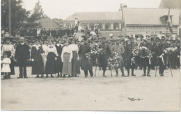 27 - Le Vaudreuil : Fetes à St Cyr , Carte Photo , Cérémonie Militaire. - Le Vaudreuil