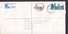 South Africa Registered Einschreiben Label MANDINI 1984 Cover Brief TELECOM, DE HEERLEN Netherlands - Storia Postale