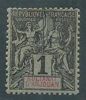 Timbre Anjouan 1892 Yvt 1 Neuf * - Unused Stamps