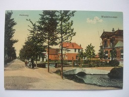 M76 Ansichtkaart Waddinxveen - Kerkweg - 1913 - Waddinxveen