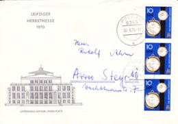 1970, DDR, "Leipziger Herbstmesse1970", Echt Gelaufen - 1950-1970