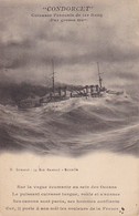 CPA Condorcet - Cuirasse Francais De 1er Rang - Par Grosse Mer - 1915 (40898) - Guerra