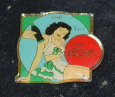 Rare Pin's Pin-up Coca-Cola - Coca-Cola