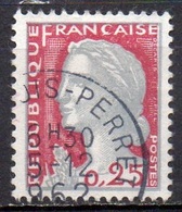 FRANCE N° 1263 O Y&T 1960 Marianne De Decaris - 1960 Marianne De Decaris
