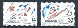 ESPAÑA 1982 - ED. 2661/2662 ** MUNDIAL FUTBOL 82 - 1981-90 Nuovi