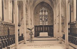 Cp , 72 , SOLESMES , Abbaye Des Bénédictins, Chœur De L'Église Abbatiale - Solesmes