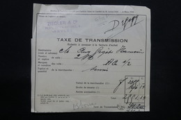 BELGIQUE - Fiscaux De Anvers Sur Document En 1927 - L 28267 - Documentos