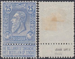 Belgique 1884 - Essai Au Type 48 - Rare (DD) DC2944 - Essais & Réimpressions