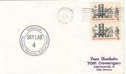 1973 USA  Space Station SKYLAB 4 Landing  Commemorative Cover - North  America