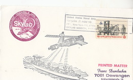 1973 USA  Space Station SKYLAB Mission Spacelight Tracking And Data Network  Commemorative Cover - Noord-Amerika