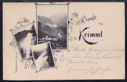 Gruss Aus Kimml, Mailed 1898 - Krimml